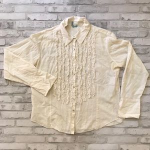 100% Cotton Long Sleeve Blouse